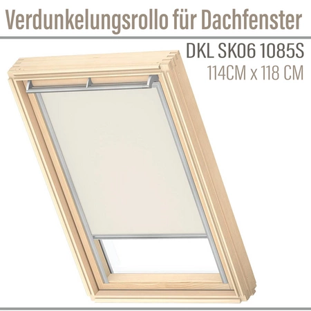 OUTLET VELUX DKL SK06 1085S Hellbeige Verdunkelungsrollo 114x118 cm