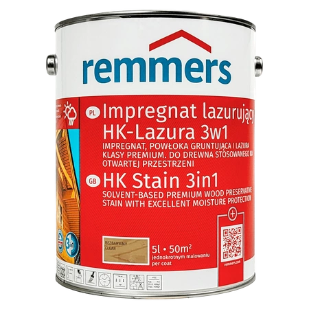 Remmers HK Lasur 5 L Farblos – 3in1 Holzschutzmittel