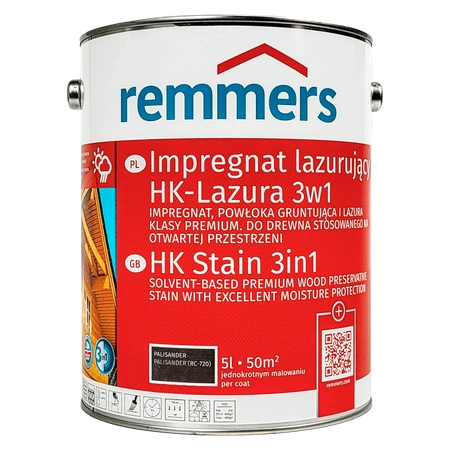 Remmers HK Lasur 5 L Palisander – 3in1 Holzschutzmittel