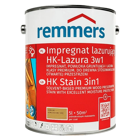 Remmers HK Lasur 5 L Hemlock – 3in1 Holzschutzmittel