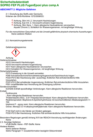 SOPRO FUGENEPOXI PLUS FEP Epoxi Epoxidharz Fugenmörtel 2 KG Balibraun