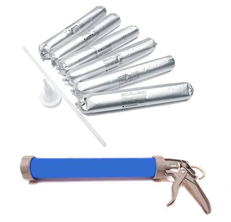 Set SCHOMBURG Aquafin I380 6x550ML + Spritze Abdichtung Keller Horizontalsperre