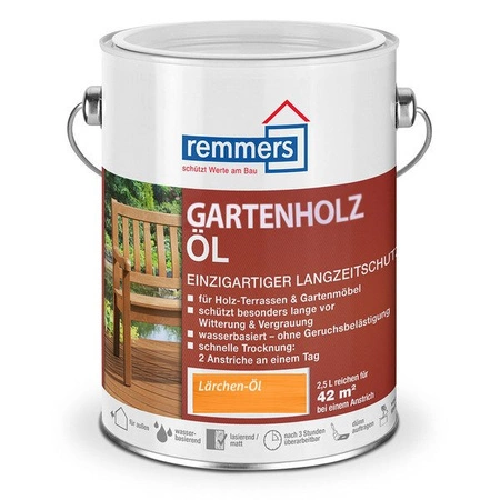 Remmers Aidol Gartenholz-Öl 2,5 L Terassen-Öl - Lärche