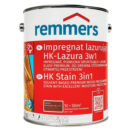 Remmers HK Lasur 5 L Mahagoni – 3in1 Holzschutzmittel